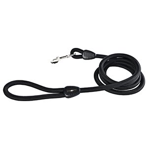 CORREA LARGA NYLON REDONDO NEGRO 2 m